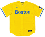 Rafael Devers Boston Red Sox Signed Nike City Connect Replica Jersey JSA
