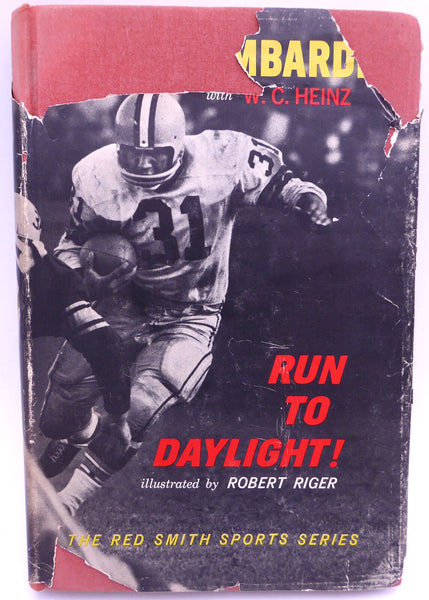 Vince Lombardi Autographed Run Daylight Book Packers To Patrick Beckett AD43565