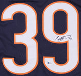Eddie Jackson Signed Bears Jersey (Beckett COA) Chicago's 2017 4th Rd Draft Pick