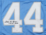 Dick LeBeau Signed Lions Jersey Inscribed "HOF 2010" (JSA) 3xPro Bowl Def. Back