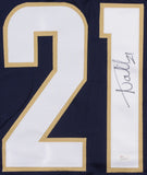 Aqib Talib Signed Los Angeles Rams Blue Jersey (JSA) 4xPro Bowl (2013-2016) D.B.
