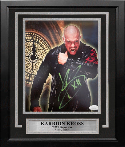 Karrion Kross Clock Tower Autographed Signed 8x10 Framed WWE Wrestling Photo JSA