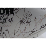 Bowlen Elway Davis +52 Signed Denver Broncos 97 Team Football Beckett 55433