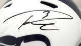 RUSSELL WILSON AUTOGRAPHED SEAHAWKS FLAT MATTE WHITE FULL SIZE HELMET RW 178958