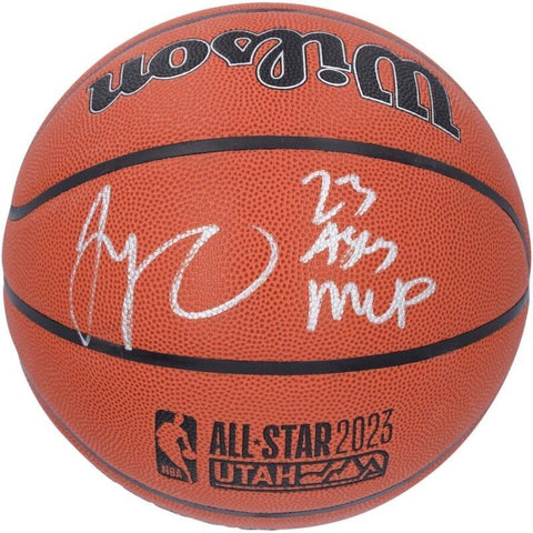 Jayson Tatum Autographed "23 ASG MVP" 2023 All Star Wilson Basketball Fanatics
