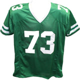 Joe Klecko Autographed/Signed Pro Style Green Jersey Beckett 39539