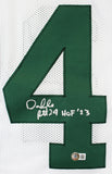 Darelle Revis "HOF 23" Authentic Signed White Pro Style Jersey BAS Witnessed