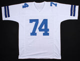 Bob Lilly Signed Dallas Cowboys Jersey Inscribed "HOF 80" (JSA COA)