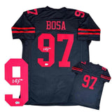 Nick Bosa Autographed Jersey - Black - Beckett Authentic
