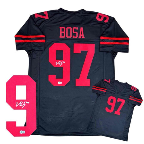 Nick Bosa Autographed Jersey - Black - Beckett Authentic