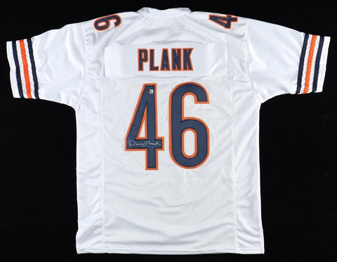 Doug Plank Signed Chicago Bears Jersey (Beckett) 1975 12th Rnd Pk Ohio State D.B