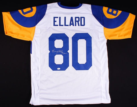 Henry Ellard Signed Los Angeles Rams Jersey (JSA COA) 3xPro Bowl Wide Receiver
