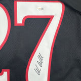 Autographed/Signed Wes Welker Texas Tech Black College Jersey JSA COA
