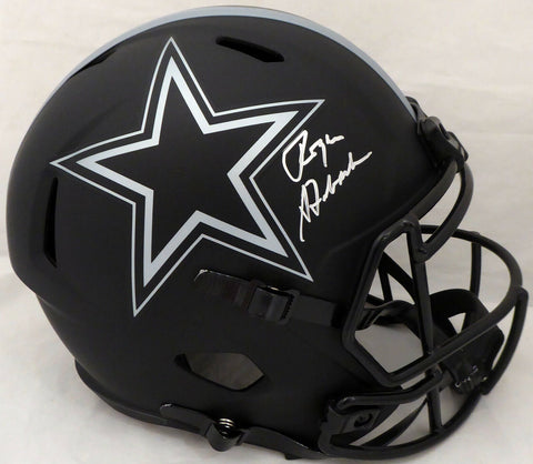 ROGER STAUBACH AUTOGRAPHED ECLIPSE COWBOYS FULL SIZE SPEED HELMET BECKETT 185835