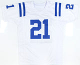 DJ Giddens Autographed White Pro Style Jersey - Beckett W Hologram *Silver