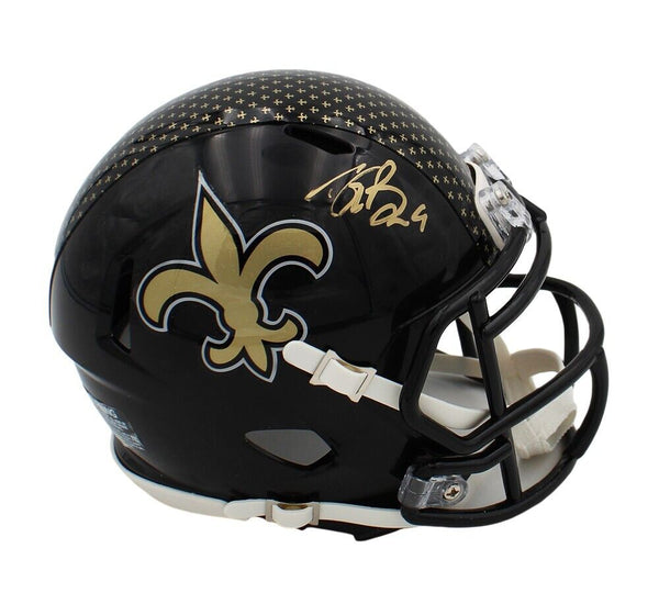 Drew Brees Signed New Orleans Saints Speed Alternate NFL Mini Helmet