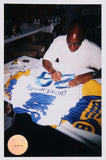 Eric Dickerson Signed L.A. Rams Throwback Jersey Inscribed "HOF 99" (JSA COA)
