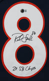Rod Smith "2x SB Champs" Signed Navy Pro Style Framed Jersey BAS Witnessed