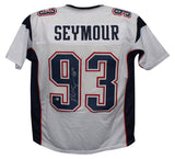 Richard Seymour Autographed Pro Style White XL Jersey HOF Beckett 39331