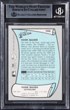 Yankees Hank Bauer Signed 1989 Pacific Legends II #144 Card BAS Slabbed