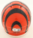 Anthony Munoz Signed Cincinnati Bengals Mini Helmet (Beckett) 1998 NFL HOF / O.T