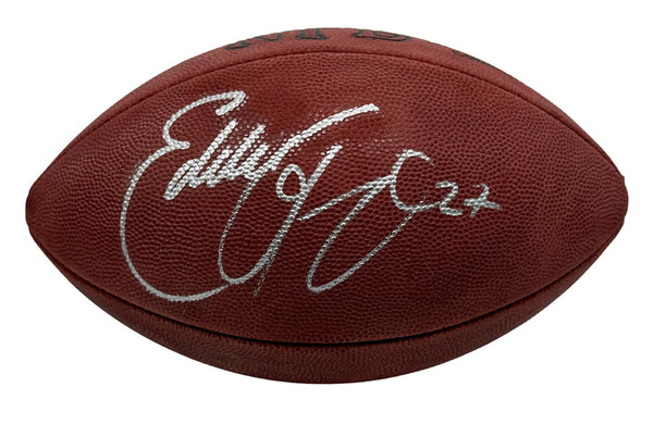 Eddie George Signed Official Wilson NFL Football Oilers JSA 214121