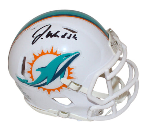 Jaylen Waddle Autographed Miami Dolphins Mini Helmet BAS 40192