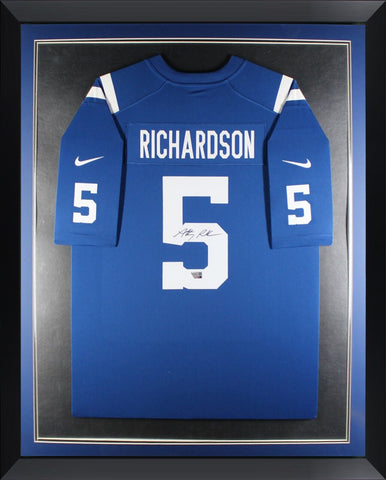 Anthony Richardson Autographed Indianapolis Colts Nike Framed Jersey Fanatics