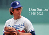 Don Sutton Signed Los Angeles Dodgers White Jersey Inscribed "HOF 98" (Beckett)