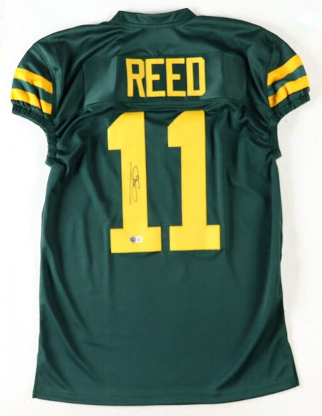 Jayden Reed Signed Green Bay Packers Jersey (Beckett) Ex-Michigan State WR