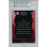 Brian Bosworth Tony Casilla Signed Upper Deck Trading Card Slab Beckett 48815