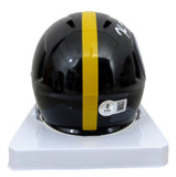 Kaleb Johnson Signed/Autographed Mini Football Helmet Steelers Beckett 200056
