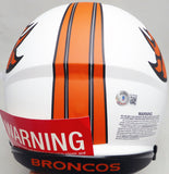 John Elway Autographed Broncos Lunar Eclipse Full Size Authentic Helmet Beckett