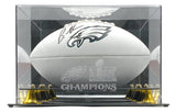 Brandon Graham Signed Eagles Logo Football JSA w/ Super Bowl 59 LIX Case