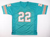 Mercury Morris Signed Miami Dolphins Jersey (JSA COA) Inscribed "1972 17-0" / RB