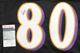 Isaiah Likely Signed Baltimore Ravens Jersey (JSA COA) 2022 4th Rnd Pk Tight End