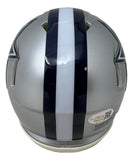 George Pickens Signed Dallas Cowboys Mini Speed Helmet JSA QR