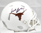 Earl Campbell Autographed Texas Longhorns Speed Mini Helmet - Beckett W Holo