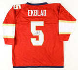 Aaron Ekblad Signed Florida Panthers Jersey (JSA COA) #1 Overall Pk 2014 Draft
