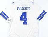 Dak Prescott Autographed Dallas Cowboys White Nike Game Jersey - Beckett W Holo