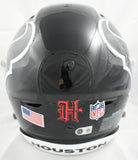 Kayshon Boutte Autographed Houston Texans F/S Speedflex Helmet - Beckett W Holo