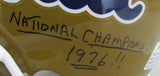 Johnny Majors CHOF Signed/Inscr Full Size Replica Football Helmet Pitt 213076