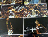 1978-79 NBA Champions Supersonics Auto Poster Photo 9 Sigs Fred Brown MCS 51047