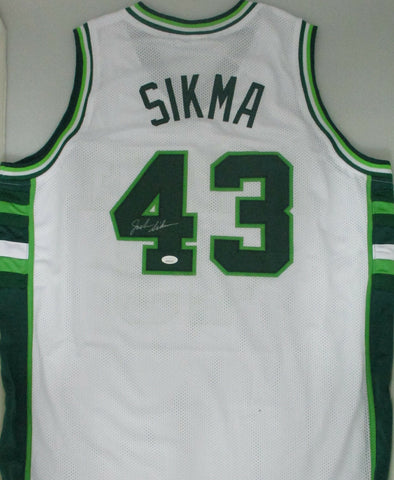 Milw Bucks JACK SIKMA Signed Custom Replica White Jersey AUTO - HOF - JSA