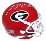 AJ Green Autographed/Signed Georgia Bulldogs Schutt Mini Helmet Beckett 39066