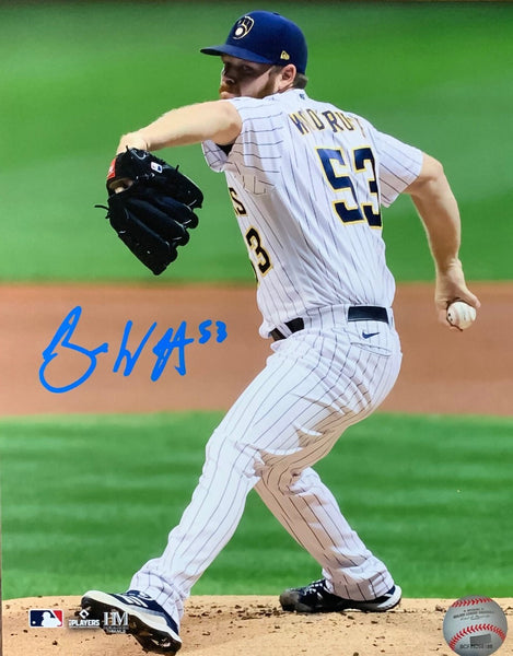 Brewers All Star Pitcher BRANDON WOODRUFF Signed 8x10 Photo #3 AUTO -