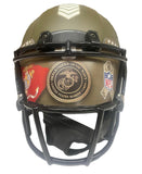 TREVOR LAWRENCE Autographed Salute To Service Marines Authentic Helmet FANATICS