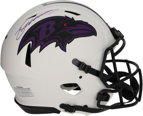 Zay Flowers Baltimore Ravens Autographed Lunar Eclipse Speed Authentic Helmet