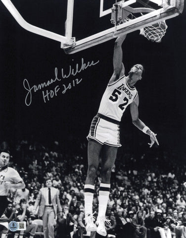 Jamaal Wilkes Autographed 11x14 Photo Lakers "HOF 2012" Beckett QR #SB30705