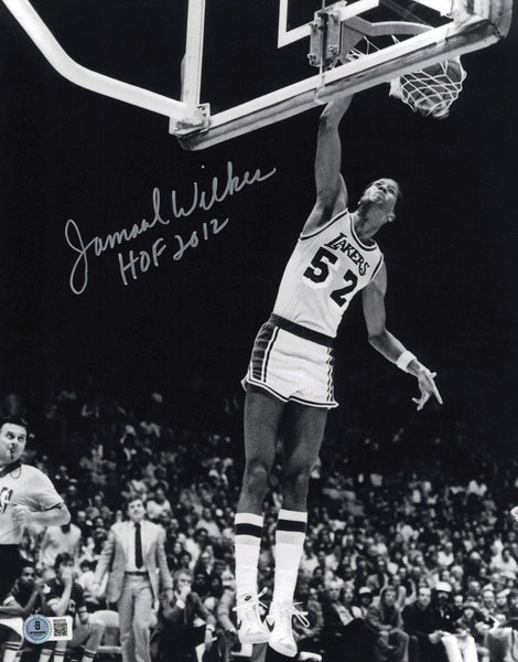 Jamaal Wilkes Autographed 11x14 Photo Lakers "HOF 2012" Beckett QR #SB30705